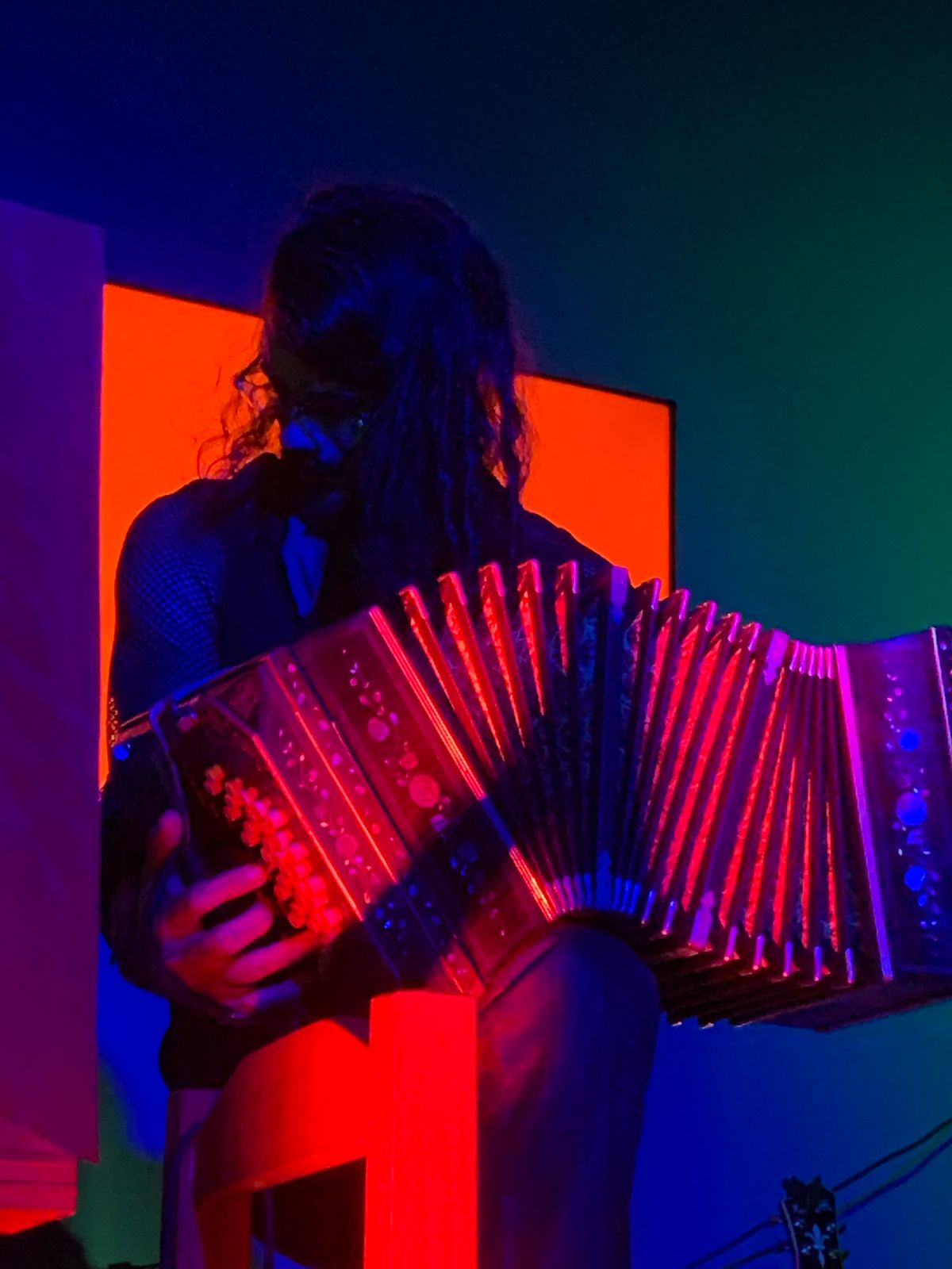 TR1BU - Argentinian bandoneonist and DJ performing live in Copenhagen